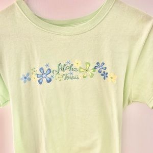 Y2K baby tee , summer top , Hawaii